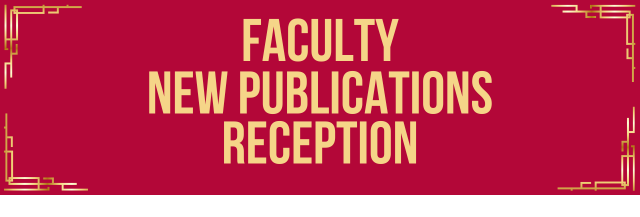 Faculty New Publications Reception 2024