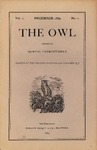 The Owl, vol. 1, no. 1