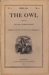 The Owl, vol. 1, no. 3 by Santa Clara University student body