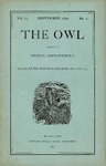 The Owl, vol. 2, no. 1 by Santa Clara University student body