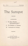 The Sunspot v.1 1915-1916